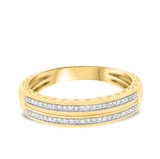 Photo of Bali 3/8 ct tw. Diamond Same Sex Mens Band Set 14K Yellow Gold [BT865YM]