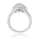 Photo of Bali 3/4 CT. T.W. Diamond Pear Cluster Bridal Set 14K White Gold [BT865WE-C000]