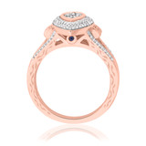Photo of Bali 5/8 ct tw. Diamond Pear Cluster Engagement Ring 14K Rose Gold [BT865RE-C000]