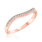 Photo of Daniel 1/3 ct tw. Diamond Same Sex Ladies Band Set 10K Rose Gold [BT855RL]
