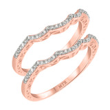 Photo of Andromeda 1/4 ct tw. Diamond Same Sex Ladies Band Set 14K Rose Gold [WL862R]