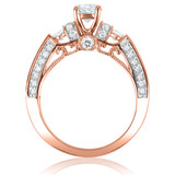 Photo of Cadence 1 1/10 ct tw. Lab Grown Diamond Round Solitaire Engagement Ring 14K Rose Gold [BT1626RE-C000]