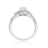 Photo of Margie 7/8 ct tw. Lab Grown Diamond Round Solitaire Engagement Ring 14K White Gold [BT1621WE-C000]