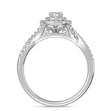 Photo of Tanner 1/2 ct tw. Lab Grown Diamond Oval Solitaire Engagement Ring 10K White Gold [BT1630WE-C000]