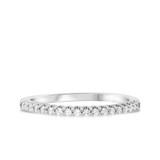 Photo of Toria 1/5 ct tw. Lab Grown Diamond Ladies Band 14K White Gold [BT1620WL]
