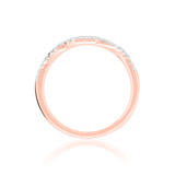 Photo of Margie 1/7 ct tw. Lab Grown Diamond Ladies Band 14K Rose Gold [BT1621RL]