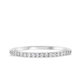 Photo of Betty 1 3/8 ct tw. Lab Grown Diamond Round Solitaire Trio Set 14K White Gold [BT1622WL]