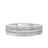 Photo of Betty 1 3/8 ct tw. Lab Grown Diamond Round Solitaire Trio Set 14K White Gold [BT1622WM]
