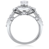 Photo of Colt 1 7/8 ct tw. Lab Grown Diamond Round Solitaire Trio Set 14K White Gold [BT1628WE-C000]