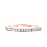 Photo of Dean 1 ct tw. Lab Grown Diamond Oval Solitaire Trio Set 14K Rose Gold [BT1629RL]