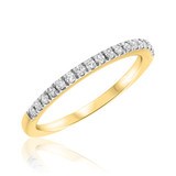 Photo of Dean 1/2 ct tw. Lab Grown Diamond Wedding Band Set 14K Yellow Gold [BT1629YL]