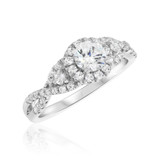 Photo of Margie 1 3/8 ct tw. Lab Grown Diamond Round Solitaire Trio Set 14K White Gold [BT1621WE-C000]