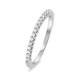 Photo of Bree 1/2 ct tw. Lab Grown Diamond Wedding Band Set 14K White Gold [BT1619WL]