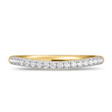 Photo of Tanner 1 ct tw. Lab Grown Diamond Oval Solitaire Trio Set 14K Yellow Gold [BT1630YL]