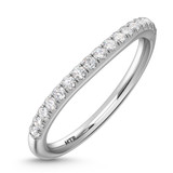 Photo of Tanner 1/2 ct tw. Lab Grown Diamond Wedding Band Set 10K White Gold [BT1630WL]