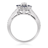 Photo of Hope 7/8 ct tw. Lab Grown Diamond Oval Solitaire Engagement Ring 10K White Gold [BT1421WE-C000]