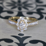 Photo of Lyla 1/2 ct tw. Lab Grown Diamond Oval Solitaire Engagement Ring 14K Yellow Gold [BT1420YE-C000]