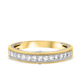 Photo of Dream 1/2 ct tw. Lab Grown Diamond Mens Wedding Band 10K Yellow Gold [BT1436YM]