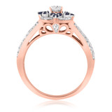 Photo of Hope 7/8 ct tw. Lab Grown Diamond Oval Solitaire Engagement Ring 10K Rose Gold [BT1421RE-C000]