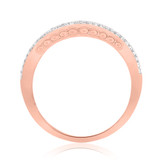 Photo of Hope 1/4 ct tw. Lab Grown Diamond Ladies Band 10K Rose Gold [BT1421RL]
