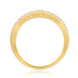 Photo of Hope 1 1/3 ct tw. Lab Grown Diamond Oval Solitaire Trio Set 10K Yellow Gold [BT1421YL]