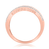 Photo of Hope 1/2 ct tw. Lab Grown Diamond Wedding Band Set 14K Rose Gold [BT1421RM]