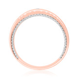 Photo of Mae 1/7 ct tw. Lab Grown Diamond Wedding Band Set 14K Rose Gold [BT1438RL]