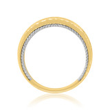 Photo of Dream 7/8 ct tw. Lab Grown Diamond Wedding Band Set 10K Yellow Gold [BT1436YL]