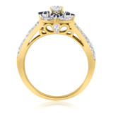 Photo of Hope 1 1/3 ct tw. Lab Grown Diamond Oval Solitaire Trio Set 14K Yellow Gold [BT1421YE-C000]