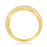 Photo of Hope 1 1/3 ct tw. Lab Grown Diamond Oval Solitaire Trio Set 14K Yellow Gold [BT1421YM]
