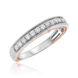 Photo of Dream 1 3/4 ct tw. Lab Grown Diamond Oval Solitaire Trio Set 10K White Gold [BT1436WM]
