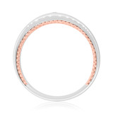 Photo of Mae 1/2 ct tw. Lab Grown Diamond Round Solitaire Bridal Set 14K White Gold [BT1438WL]