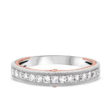 Photo of Dream 1 ct tw. Lab Grown Diamond Same Sex Mens Band Set 14K White Gold [BT1436WM]