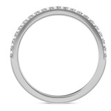 Photo of Ember 1 ct tw. Lab Grown Diamond Wedding Band Set 10K White Gold [BT1422WL]