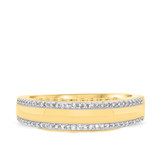 Photo of Hope 1/2 ct tw. Lab Grown Diamond Wedding Band Set 14K Yellow Gold [BT1421YM]