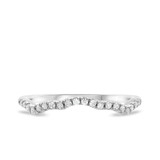 Photo of Margie 1/4 ct tw. Lab Grown Diamond Same Sex Ladies Band Set 14K White Gold [BT1621WL]