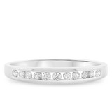 Photo of Encienda 7/8 ct tw. Diamond Wedding Band Set 10K White Gold [BT500WL]