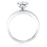 Photo of Simone 3/8 CT. T.W. Diamond Round Cluster Bridal Set 10K White Gold [BT539WE-C000]