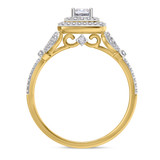 Photo of Sadie 2 ct tw. Diamond Princess Solitaire Trio Set 10K Yellow Gold [BT477YE-P029]