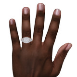 Photo of Sadie 1 1/4 CT. T.W. Princess Solitaire Bridal Set 10K Rose Gold [BR477R-P029] [HT-4]