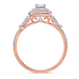 Photo of Sadie 2 ct tw. Diamond Princess Solitaire Trio Set 10K Rose Gold [BT477RE-P029]