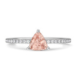 Photo of Fawn 1 7/8 Carat T.W. Morganite and Diamond Trio Matching Wedding Ring Set 950 Platinum [BT5048PE-C000]