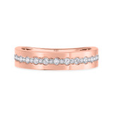 Photo of Briella 1/2 ct tw. Lab Grown Diamonds Mens Band 14K Rose Gold [BT5901RM]