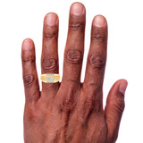 Photo of Chanler 1 ct tw. Diamond Wedding Band Set 10K Yellow Gold [BT623YM] [HT-3]