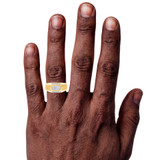 Photo of Chanler 1 ct tw. Diamond Wedding Band Set 10K Yellow Gold [BT623YM] [HT-4]