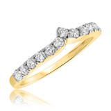 Photo of Chanler 1 ct tw. Diamond Wedding Band Set 10K Yellow Gold [BT412YL]