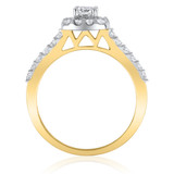 Photo of Olivia 1 3/4 Carat T.W. Diamond Round Solitaire Bridal Set 14K Yellow Gold [BT575YE-R029]