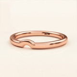 Photo of Amari 0 ct tw. No Gemstone Ladies Band 14K Rose Gold [BT1419RL]