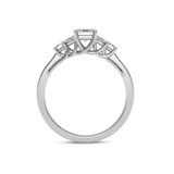 Photo of Enjoy Curves 2 3/4 ct tw. Diamond Emerald Solitaire Engagement Ring 950 Platinum [BT5054PE-E123]