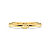 Photo of Amari Classic Ladies Band 14K Yellow Gold [BT1419YL]